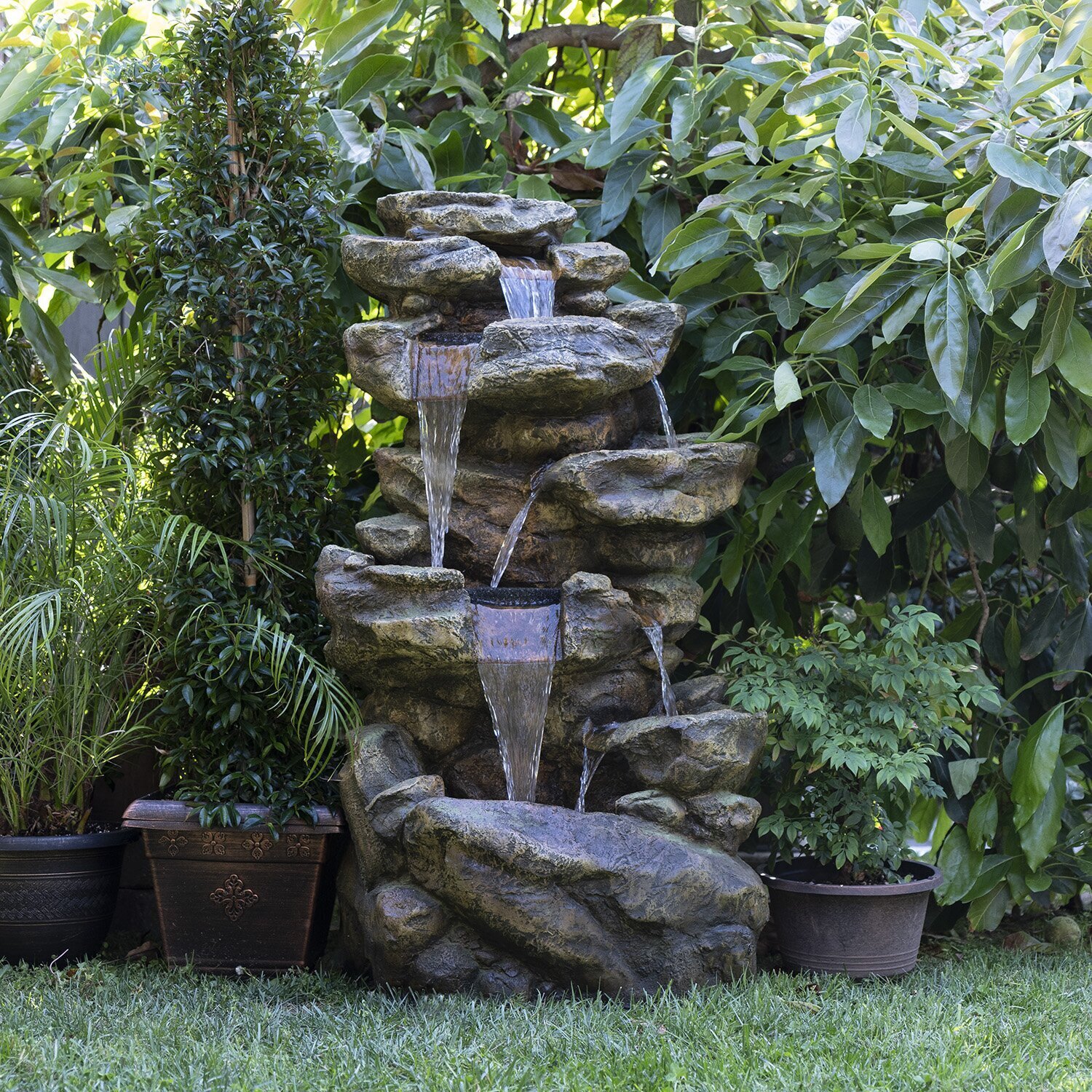 Beauty of a Four-Tier Fountain